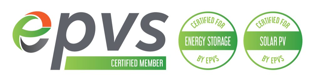 EPVS Certified Member for Solar PV and Energy Storage